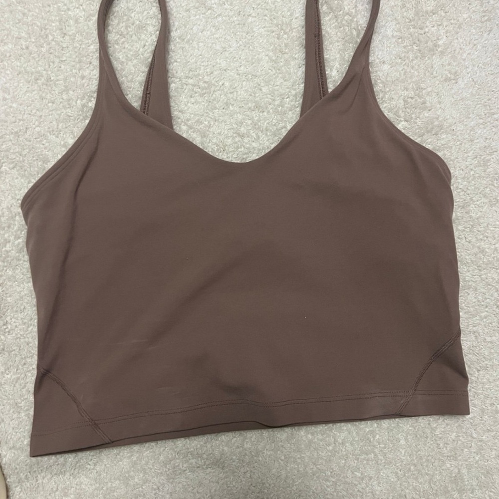 Brown Lululemon Align Tank